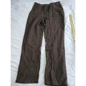 JJJJound 100% Linen Brown Pull On Lounge Pants Men's XL Minimalist Drawstring